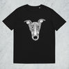 WHIPPET DOG ORGANIC COTTON T-SHIRT